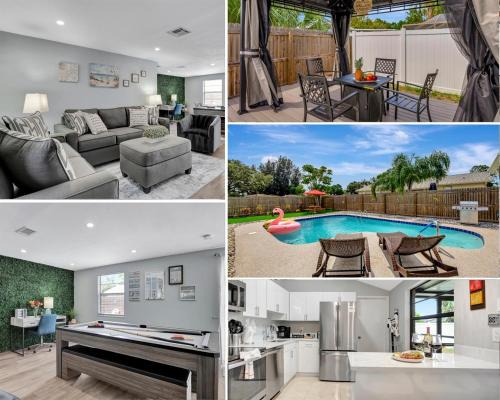 Dunedin House | 3BR Oasis Sleeps 10 Heated Pool Ping Pong!