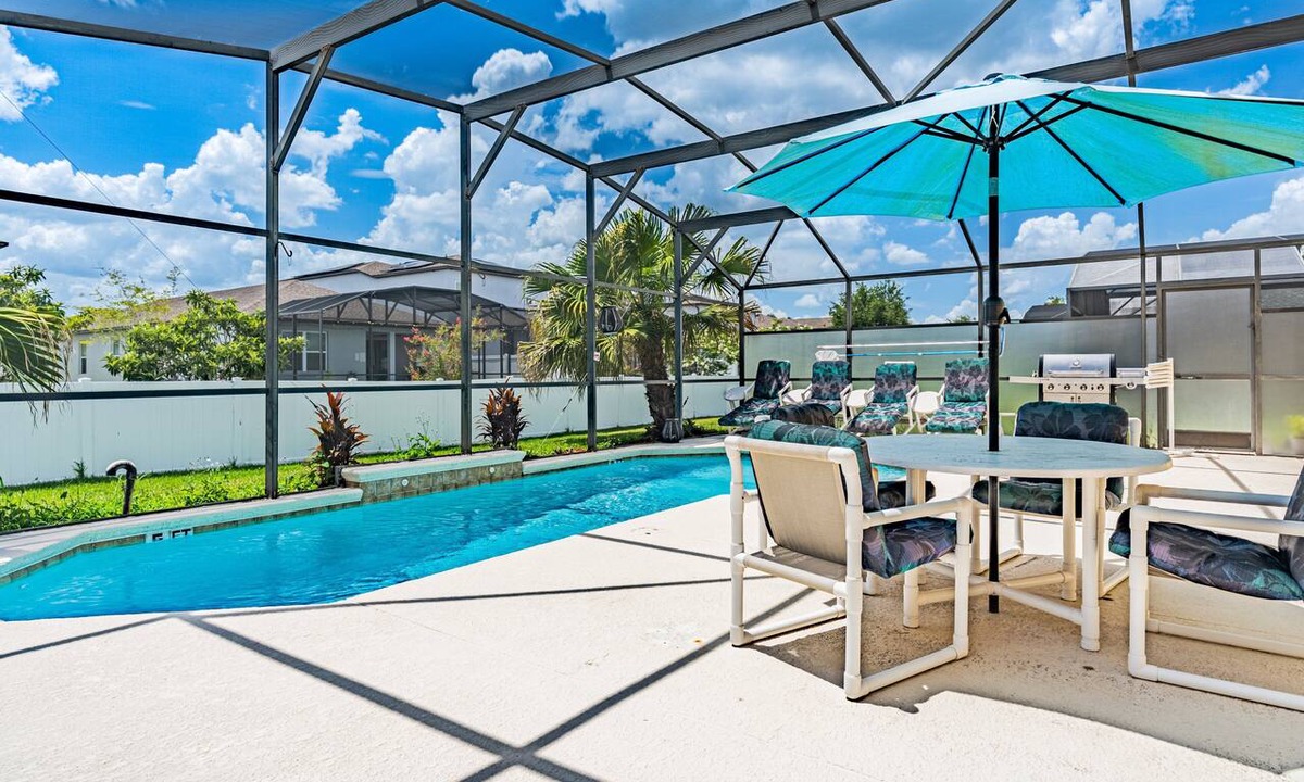 Seasons House | 4BR Villa, South-Facing Pool & Spa, Near Disney