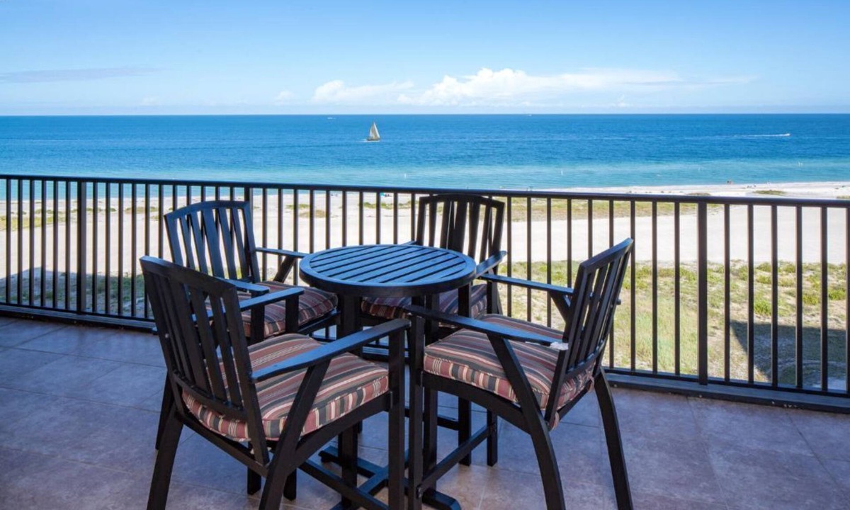 Sand Key Condo | A "10" on 10 - Beachfront Condo w/180° Views of the Water & Private Balconies