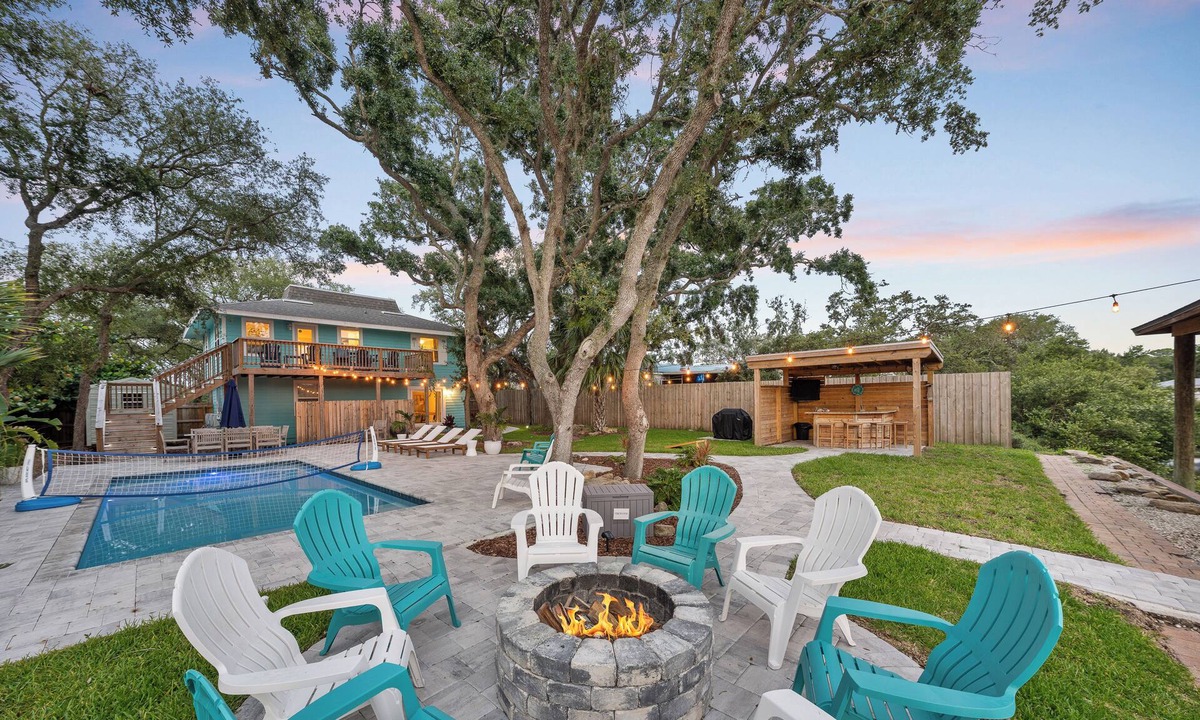 Butler Beach House | Backyard Paradise/Pool, Fire Pit, Games, & Kayaks on Canal Front near Beach
