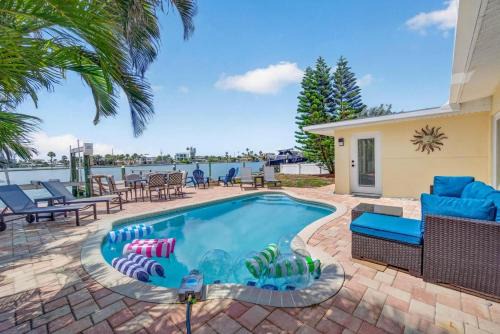 Redington Beach House | Beautiful Waterfront House with Pool & Dock Access! Close to Beach & Restaurants!