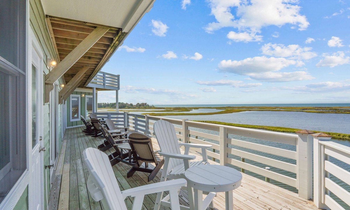 Hatteras House | Canalfront Home w/Private Boat Dock, Sound Access, Pool Table, and Smart TVs