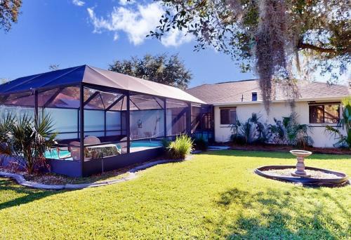 Palm Coast House | Coastal home near beach with private outdoor pool, washer/dryer, AC, & WiFi
