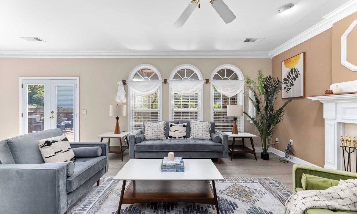 Alpharetta House | Comfortable 4BR Home w/Big Backyard & Dedicated Workspace｜Pet-Friendly #41889