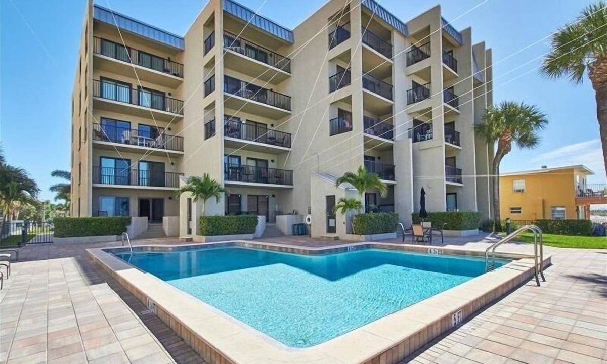 Redington Shores Condo | Direct Gulf Front Balcony overlooking the Sparkling Turquoise Waters of the Gulf of Mexico~ Sleeps 5 TS503