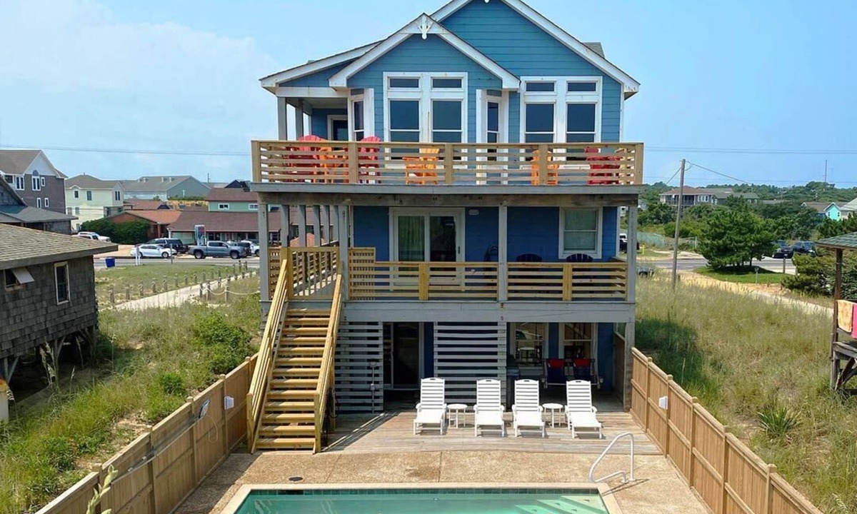 Nags Head House | Dune it Wright | Private Pool, Hot Tub | Oceanfront