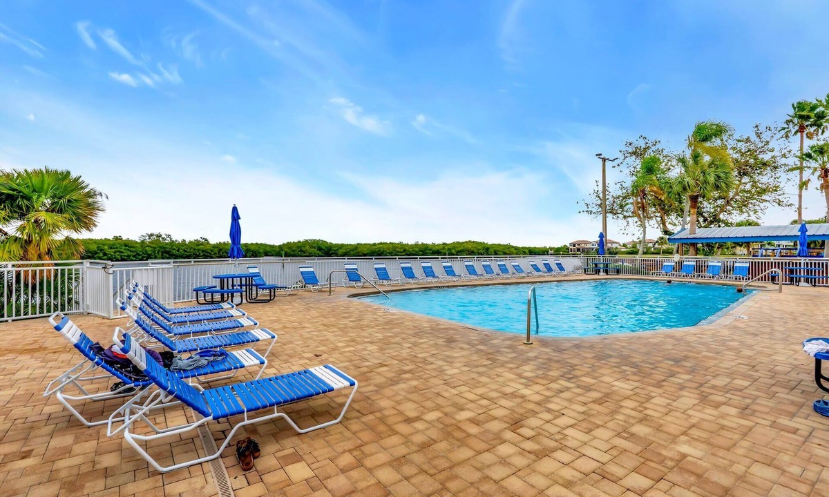 Ruskin Apartment | Heated Pool Waterfront, Resort Condo w/Hot Tub!