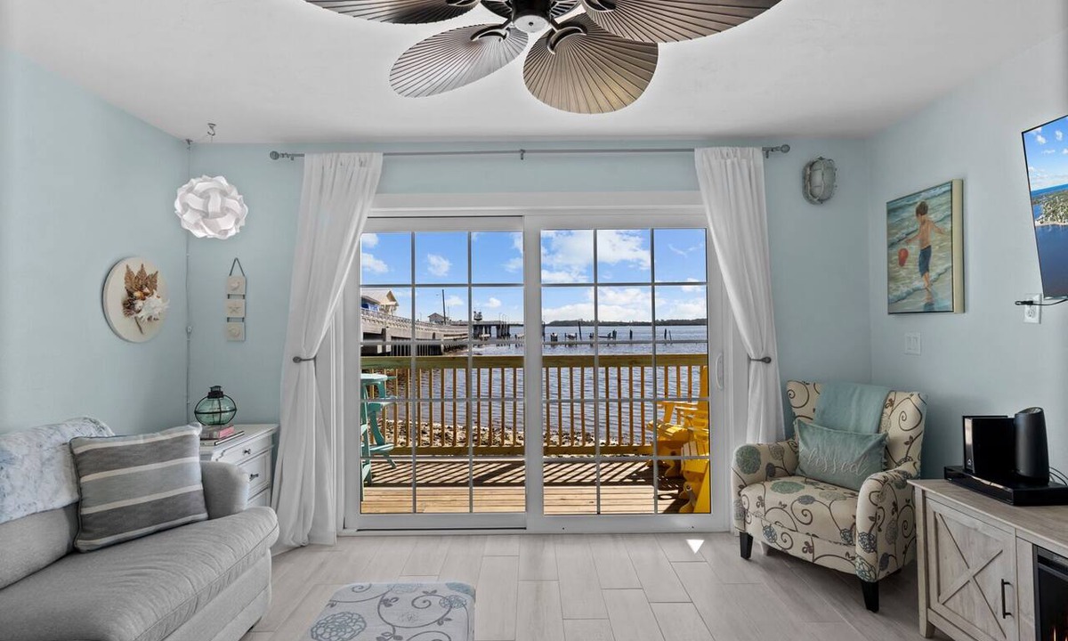 Cedar Key Condo | Island Place 111 Downtown w Pool See Dolphins Play