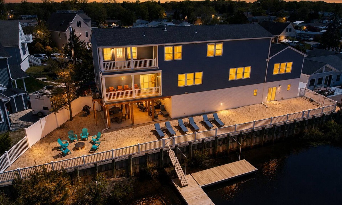 Mystic Island House | Lagoon Home with Dock + Bar -Near Calm, Kid-Friendly Beach
