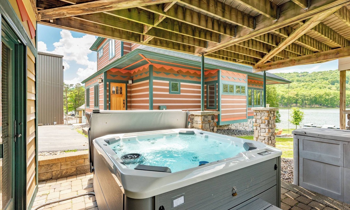 McHenry House | Lakefront Bliss w/Dock, Hot Tub & Fireplace