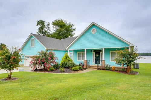 Cross Hill House | Lakefront Home w/Hot Tub & Dock in Cross Hill!