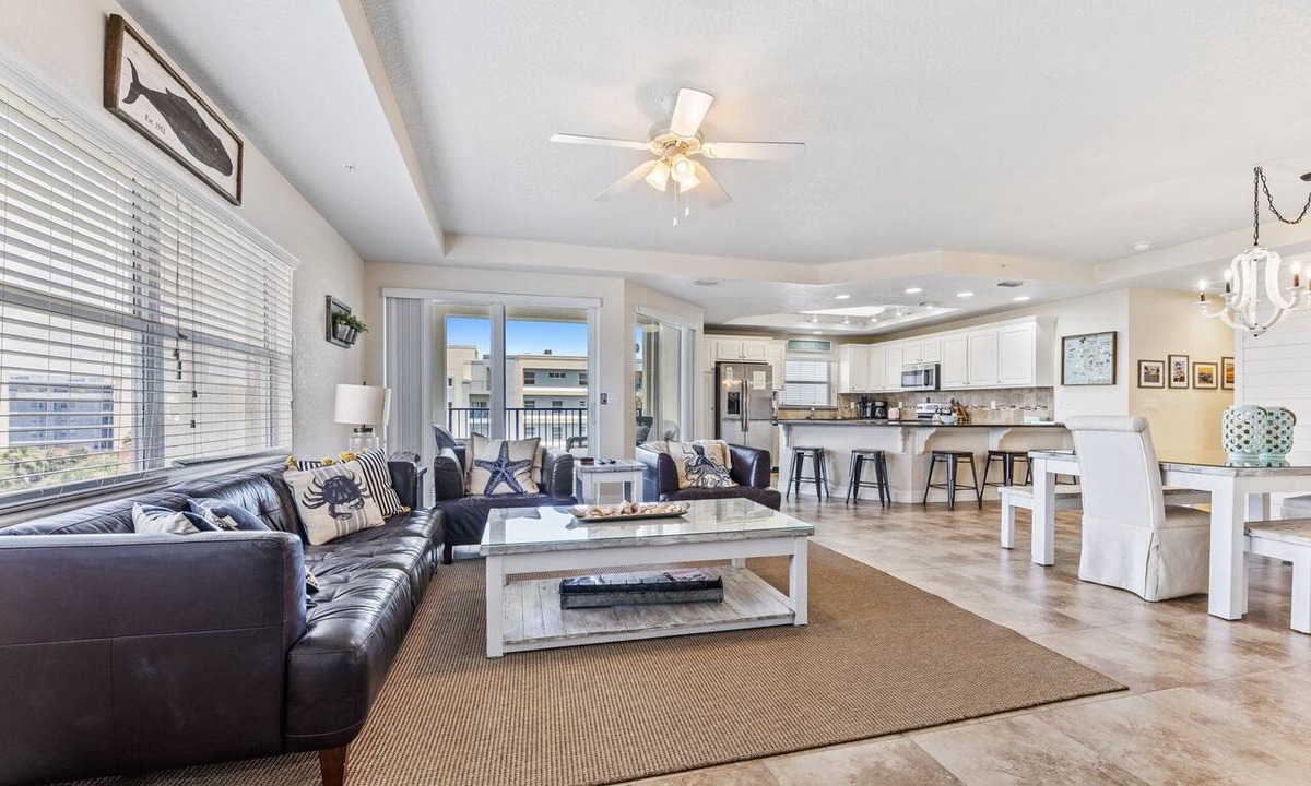 New Smyrna Beach Condo | Large Corner Unit at Ocean Walk with Sneak Peak of the Ocean ~ OW20-501