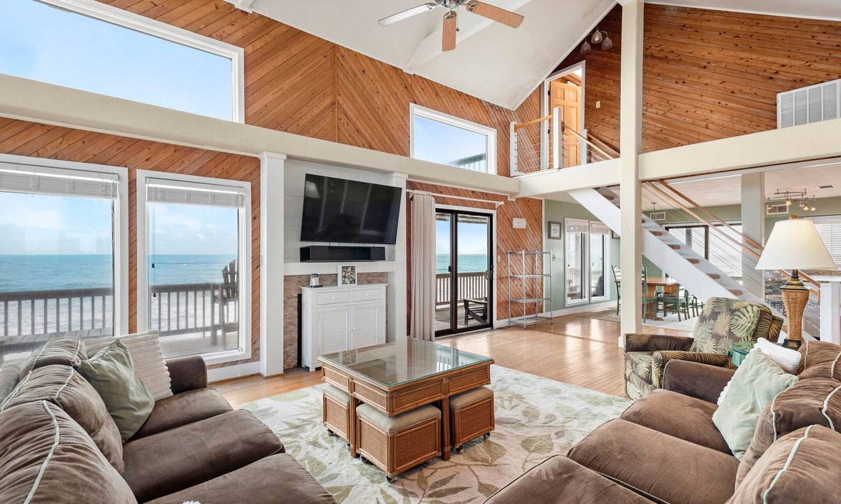 Buxton House | Lucky Stars: Oceanfront | Rec Room with Pool Table
