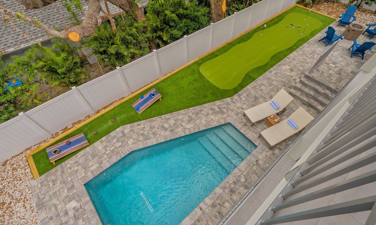 San Remo House | Luxurious Retreat with Brand New Golf Cart, Pool, & Putting Green
