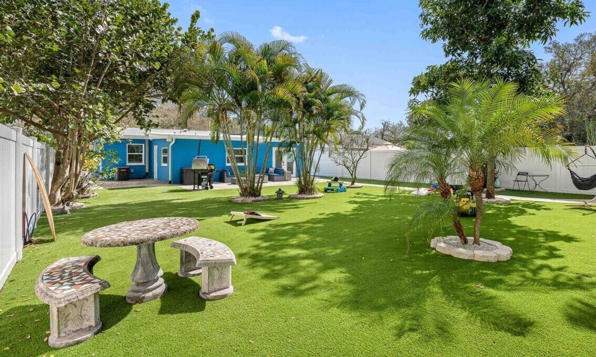 West Lealman House | Luxury Oasis w/Pool, Turf Yard, & Privacy Fence