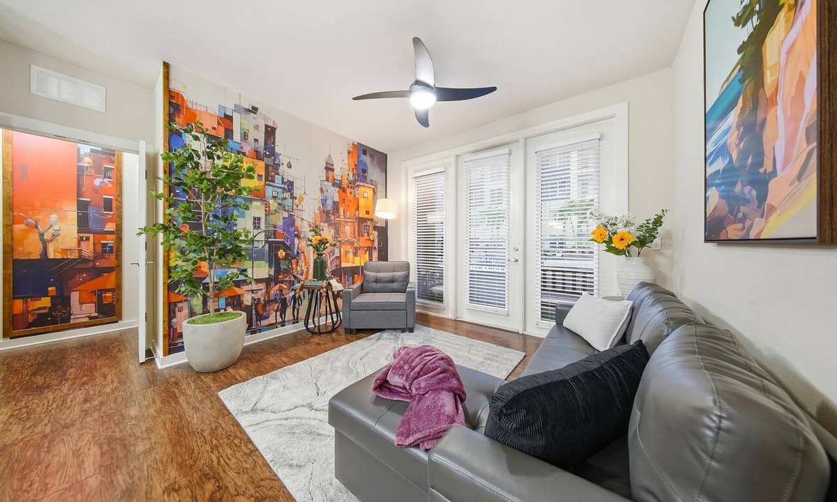 Courier City - Oscawana Apartment | Modern 2BR/2BA Tampa Retreat: Productivity Meets Comfort