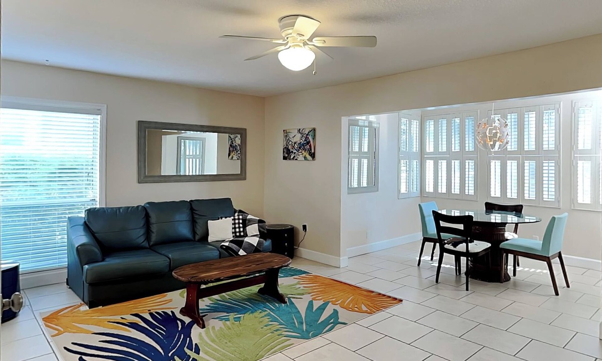 Butler Beach Condo | Modern First-floor Condo with Pool, Porch, Beach Access.