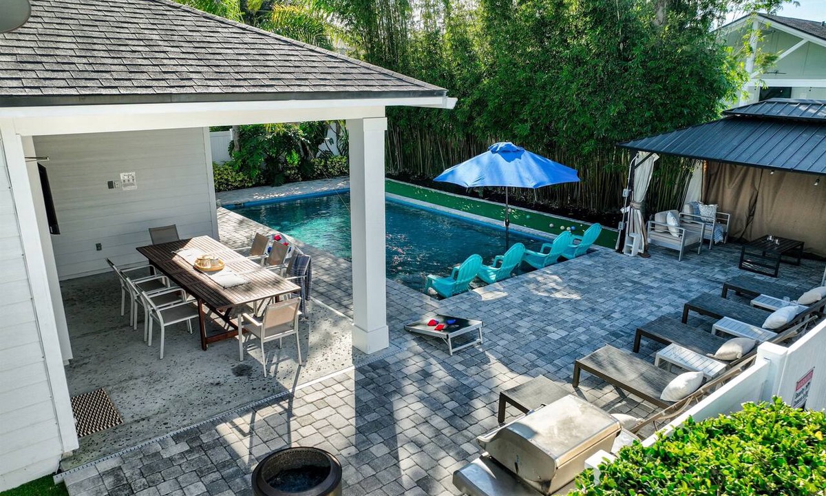 Jacksonville Beach House | Modern Oasis | Pool, Golf Cart, Games + Splash Pad
