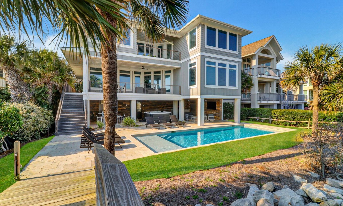 North Forest Beach House | Newly Built 7-bedroom Oceanfront Stunner with private pool.
