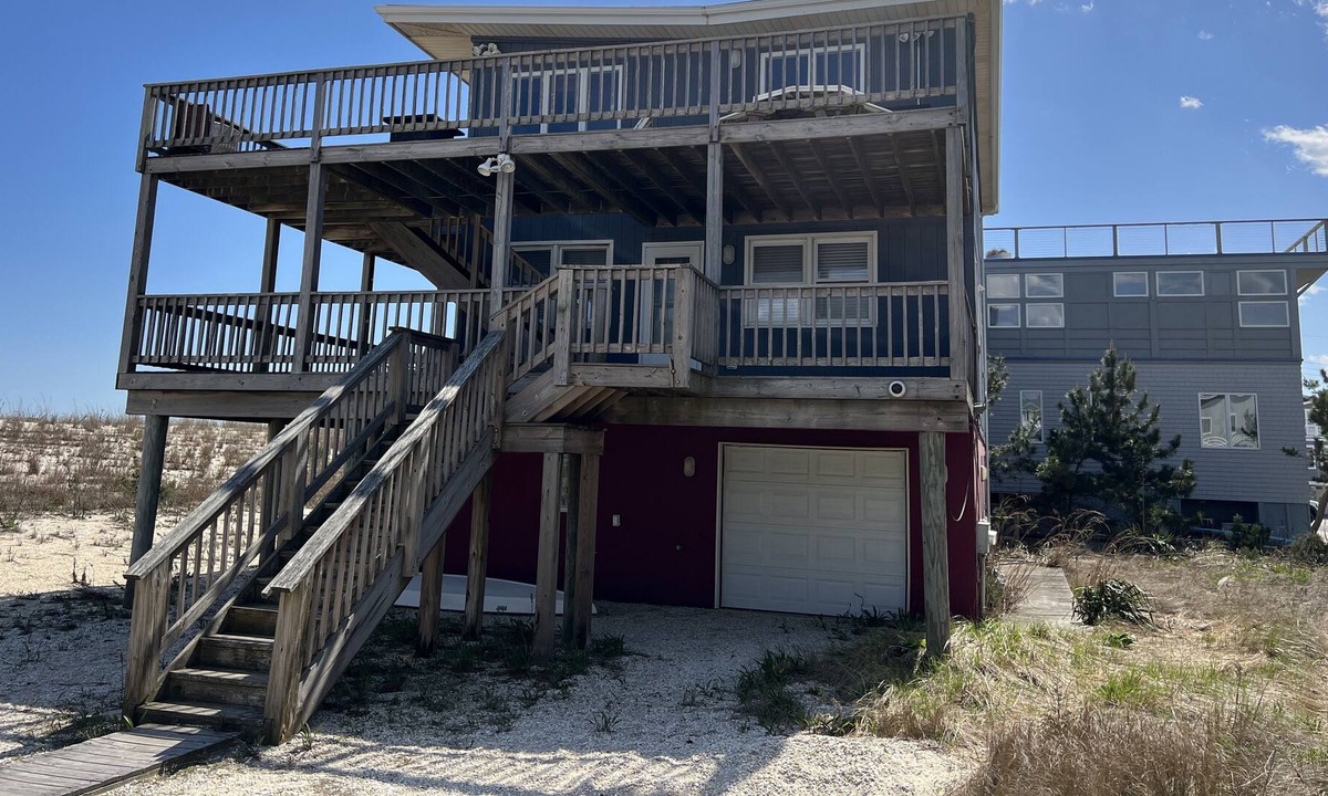 Harvey Cedars House | Ocean front bottom floor duplex, ocean views and newly furnished!