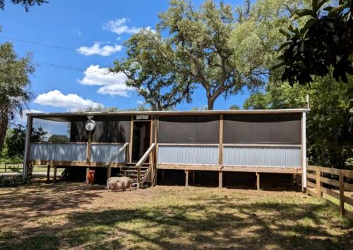 Putnam Hall House | Peaceful Animal Sanctuary Farm Stay on Rescue Farm Near Gainesville & Jacksonville in Melrose, Florida