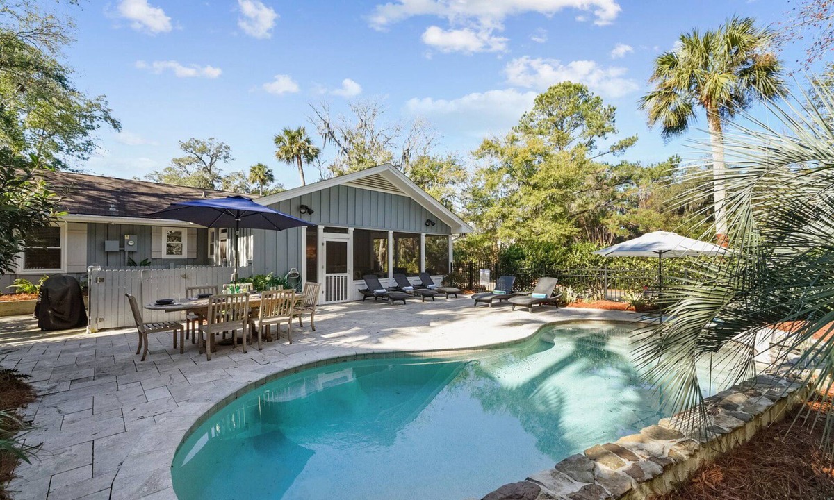 North Forest Beach House | Pet Friendly Home w/Screened Porch & Pool