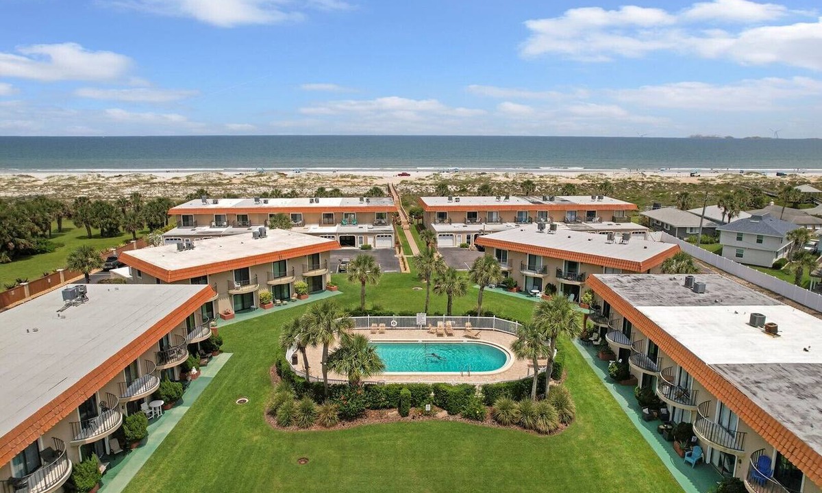 St. Augustine Beach Condo | Ponce Landing 3- Ocean front 2 bedroom condo with garage