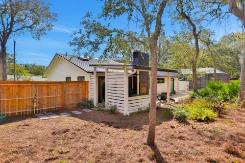 St. Augustine South House | Renovated home with private pool, patio, outdoor fireplace, & grill