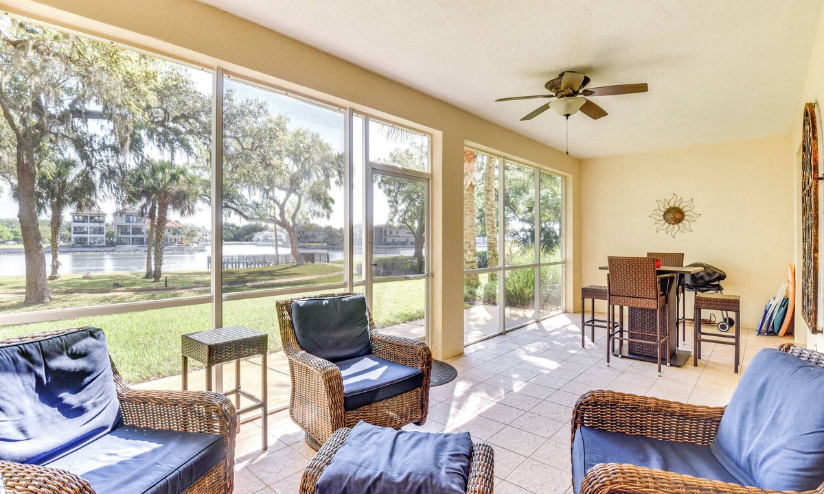 Palm Coast Apartment | Riverfront Palm Coast Getaway w/Resort Amenities!