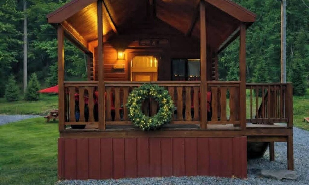 Union Mills Cabin | Rustic Tiny Cabin retreat with AC