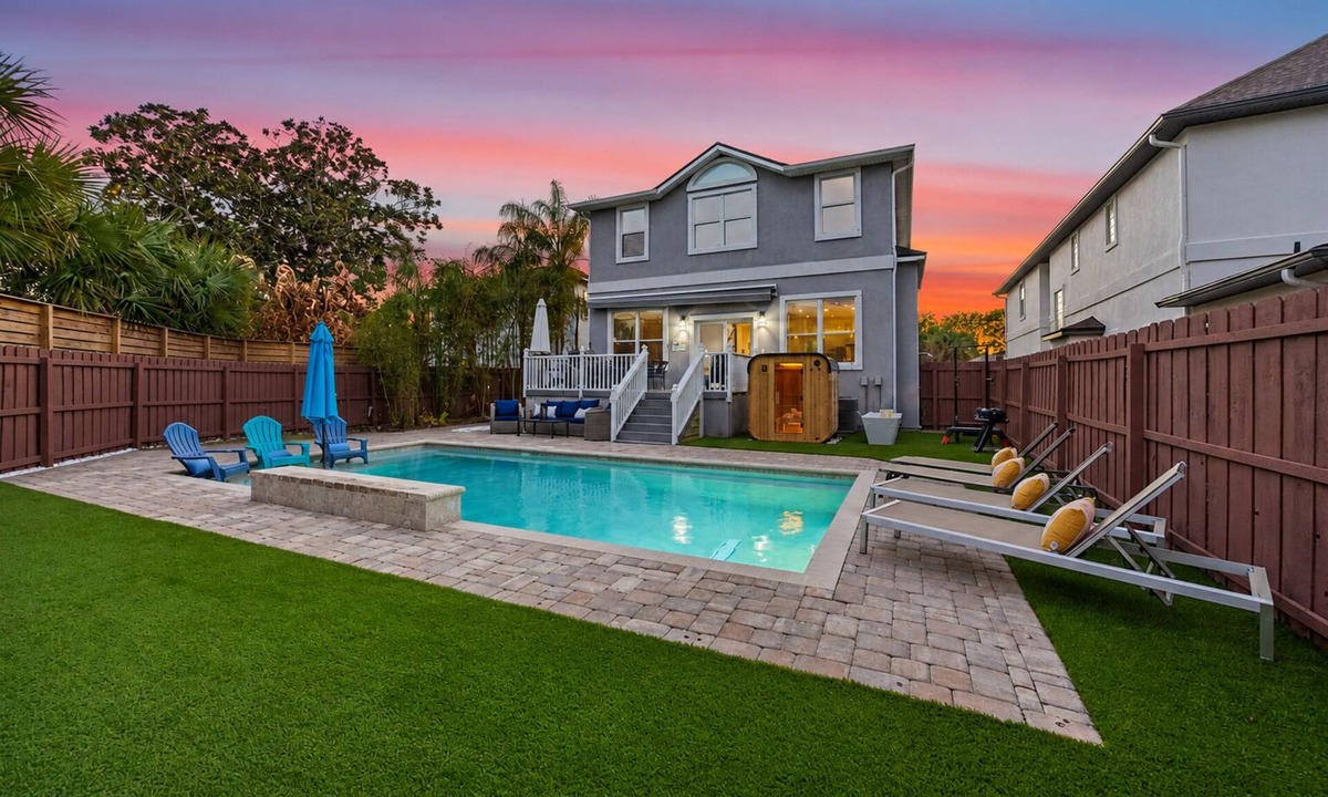 Jacksonville Beach House | Saltwater Cure: Pool, Sauna & Cold Plunge