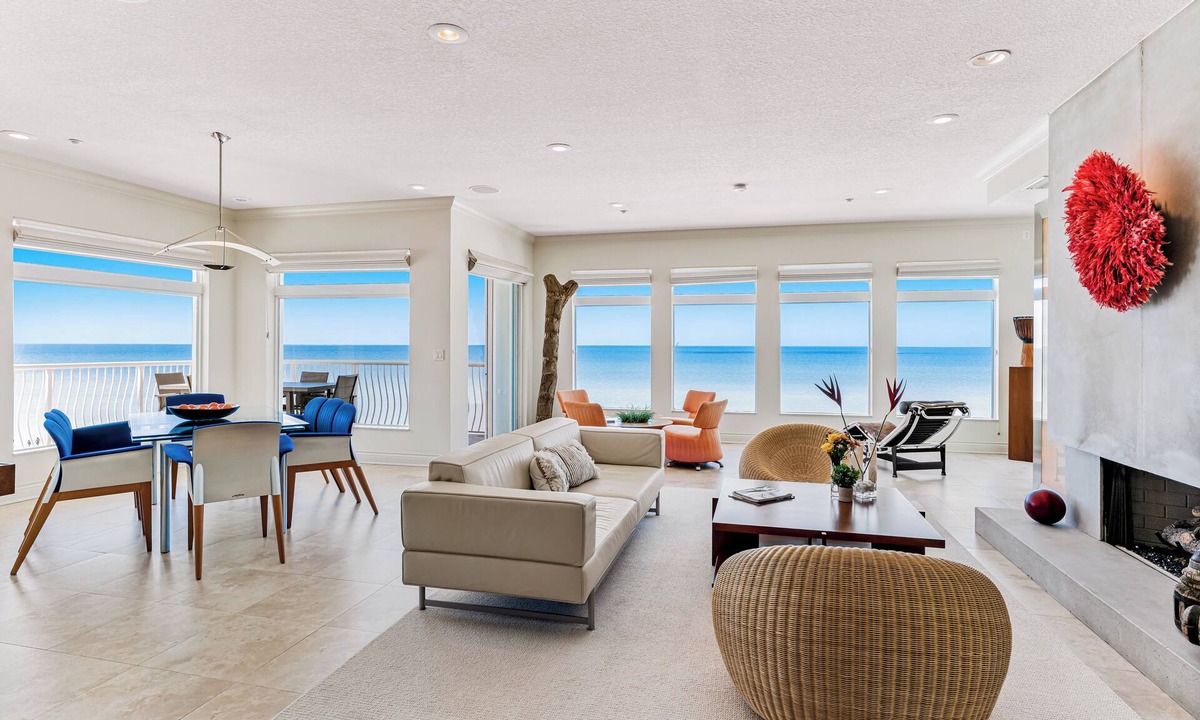 Indian Shores Condo | Sea Star Penthouse—Luxury Beachfront Escape w/Private Elevator, Gulf Views & Designer Touches