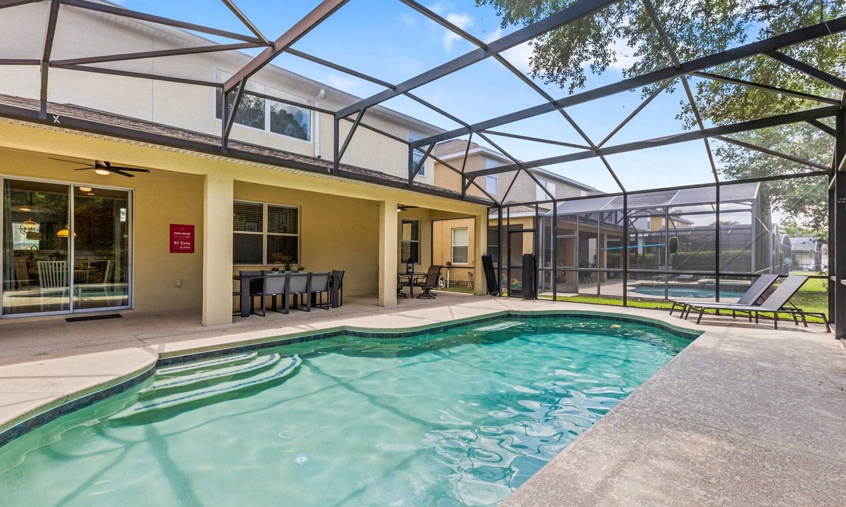 Veranda Palms House | Sleeps 13·Pvt Pool+Spa·Game Room·Clubhouse