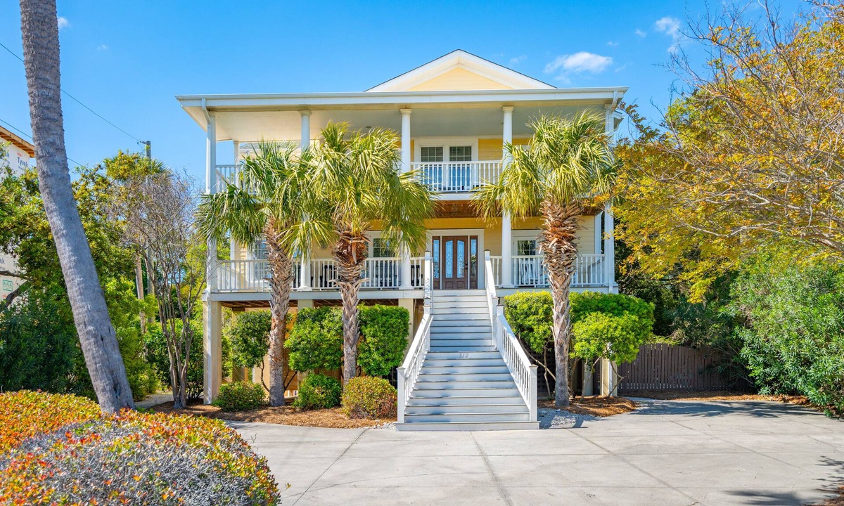 Folly Beach House | Southern Charm - Private Pool, Pool Table, Game Room, & Ocean Views!
