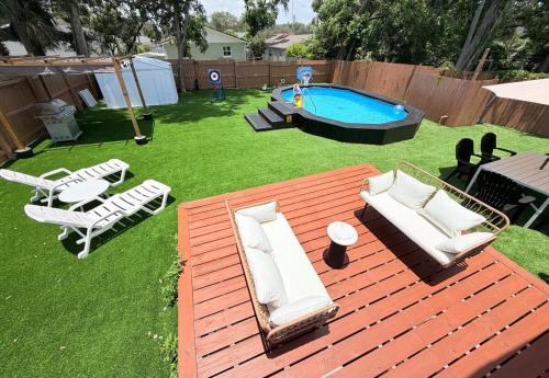 Old Seminole Heights House | The Beautiful Boutique 3Bed Pool Oasis