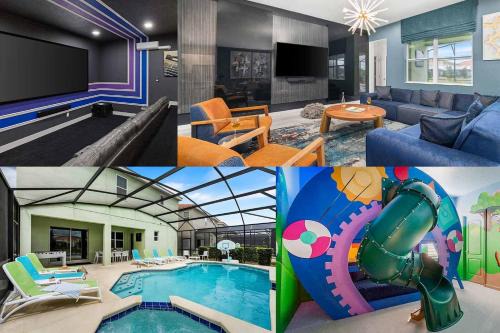 Loughman Villa | Villa Near Parks with BBall Theme BR, Arcade, Theater