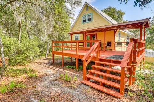 Fort McCoy House | Walk to Lake George: Quiet Nature Escape w/Deck