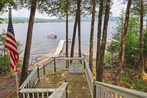 Schroon Lake House | Waterfront Deck + Views: Schroon Lake Sanctuary