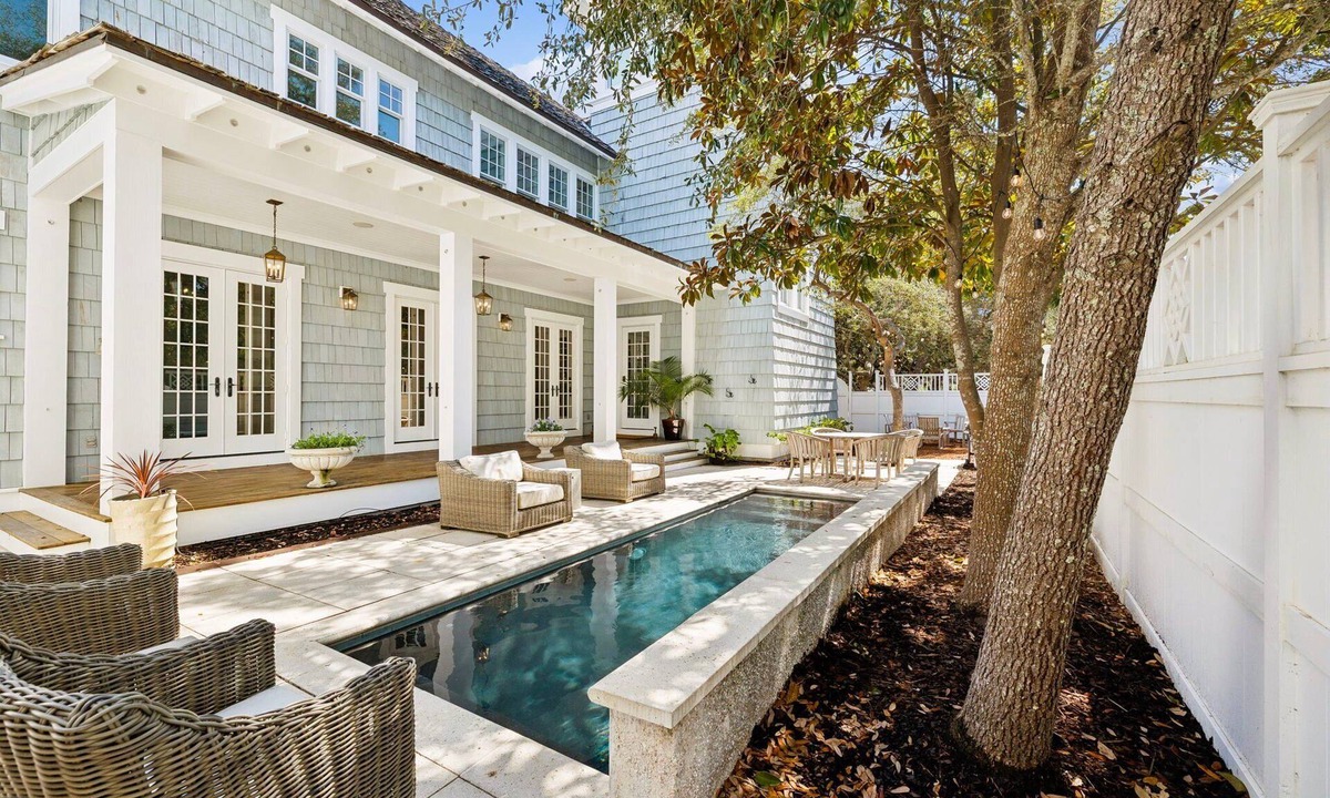 WaterSound Beach House | Watersound Beach! With Carriage House, Private Pool, LSV/Golf Cart, & 4 Bikes!
