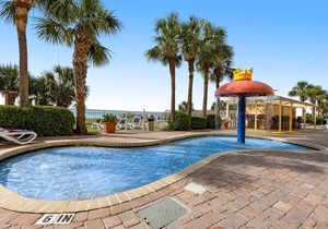 12th-floor oceanfront condo with hot tubs, pools, beach views, balcony & gym