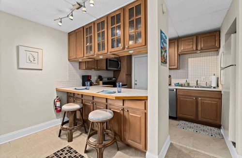 Port Canaveral Condo | 1 Min Walk to Beach | Beach Block Oasis | 2BR/1BA