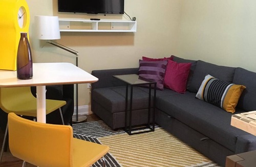 North Bergen Apartment | 1807 2D · Modern Brand 1bed Apt/Parking Available- 20 min to NYC