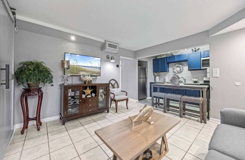 Port Canaveral Apartment | 2BR condo w/beach kit, 2 bikes & free parking