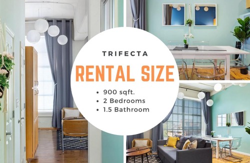 Downtown Apartment | 2BR Hip Downtown Apt + Apple TV + Wifi + Gym