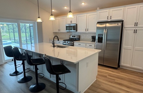 Okahumpka House | 3/3 house in The Villages with pool/hot tub on pond/preserve