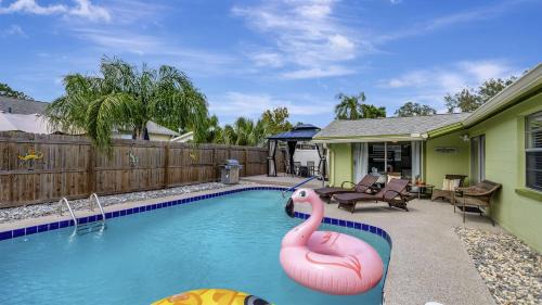 Dunedin House | 3BR Oasis Sleeps 10 Heated Pool Ping Pong!