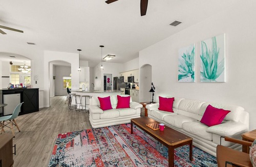 Palm Coast House | 4BR Family Retreat with Pool, Lanai, Bikes & Games