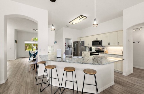 Palm Coast House | 4BR Family Retreat with Pool, Lanai, Bikes & Games