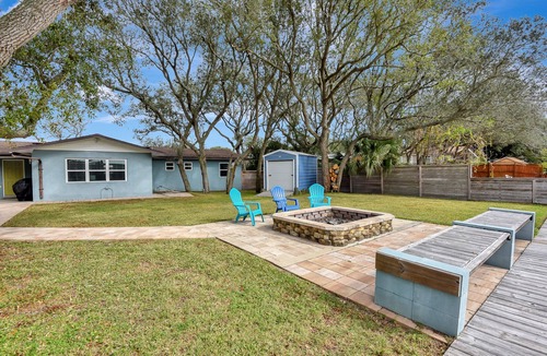 Butler Beach House | 4BR Home w/Private Dock and Fenced Backyard and Firepit. Minutes from the Beach