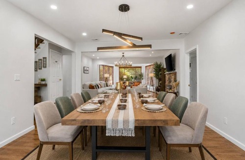 Monroe Villa | 6BR withHeated Pool, Fire Pit & Gazebo, Sleeps 22